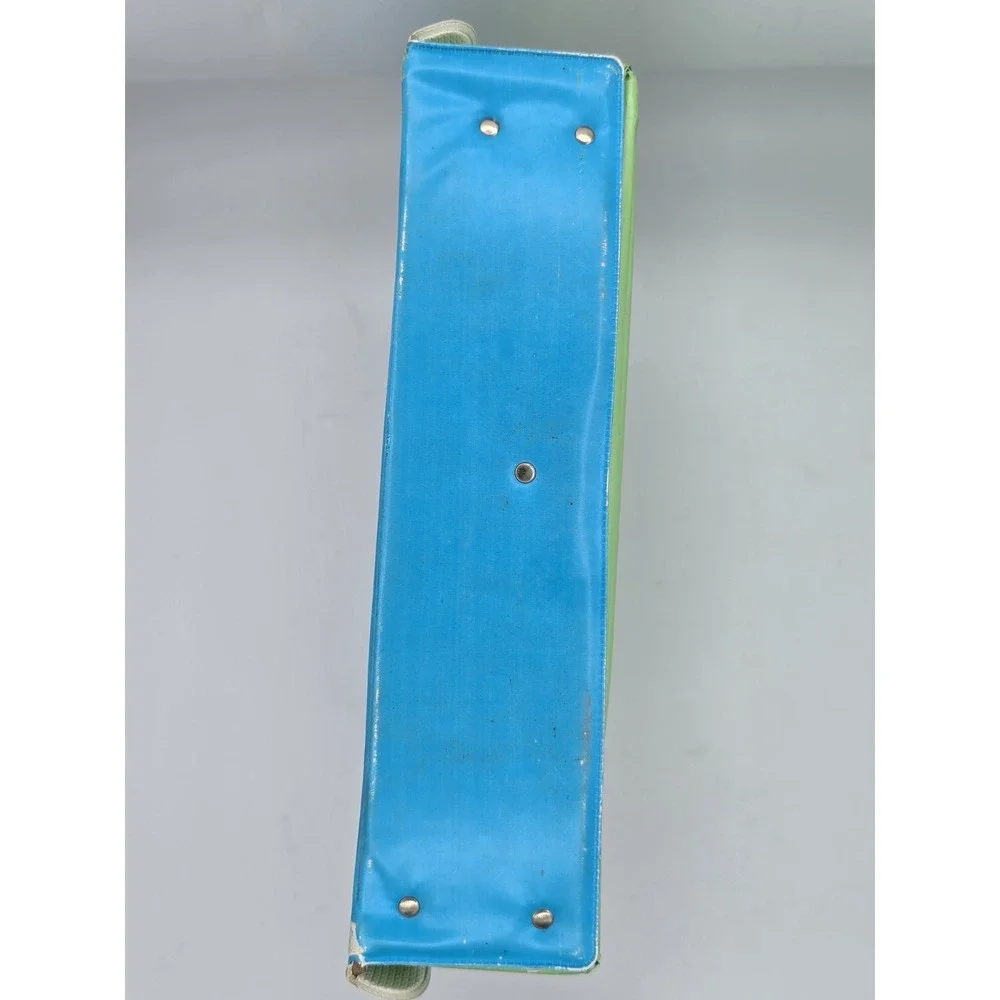 Vintage The World of‎ Barbie Doll Case #1002 1968 MATTEL Blue & Green Doll